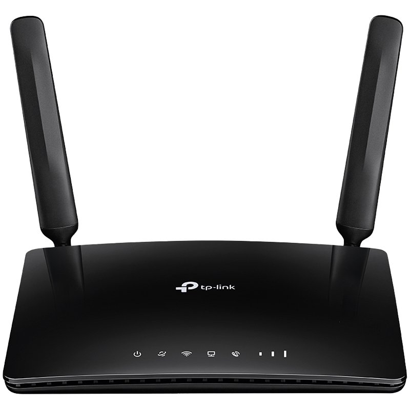 TP-Link MR6500v 300Mbps Wireless N 4G LTE Telephony Router, 1× 10/100 Mbps LAN/WAN Port, 2× 10/100 Mbps LAN Ports, 1× Phone Port, 1 Micro SIMCard Slot, 2 × Detachable External 4G LTE Antennas
