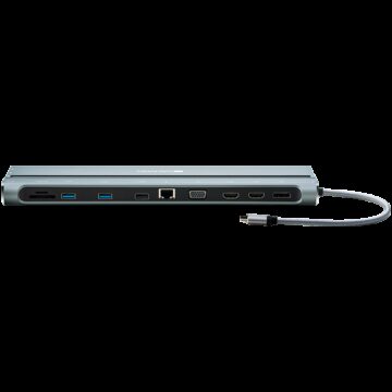 CANYON hub DS-9 14in1 USB-C Space Grey