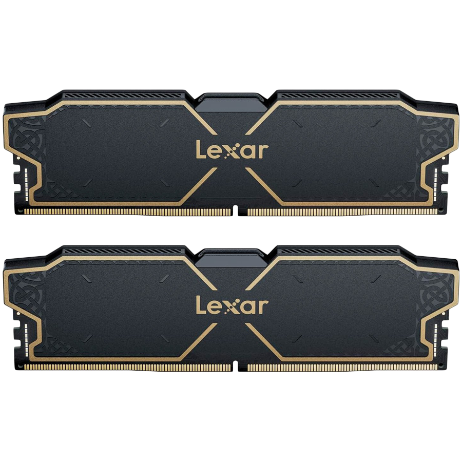 Lexar THOR 32GB DDR5 6000MHz (2x16GB KIT) CL38 DIMM, 1.3V, heatsink, Black