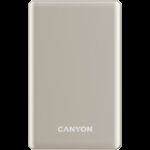CANYON power bank OnPower 505 slim Magnetic 5000 mAh PD20W Bež