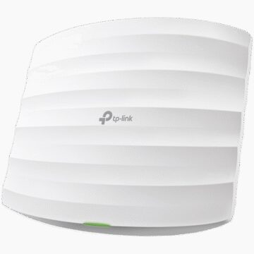 TP-Link EAP225 AC1350 Wireless MU-MIMO Gigabit Ceiling Mount Access Point,450Mbps at 2.4GHz + 867Mbps at 5GHz, 802.11a/b/g/n/ac, 1 G LAN, 802.3af PoE,Centralized Management,Band Steering,Load Balance,Rate Limit,Captive Portal,4 In.Ant.,Ceiling/Wall