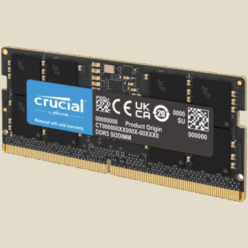 Crucial 24GB DDR5-5600 SODIMM CL46 (16Gbit)