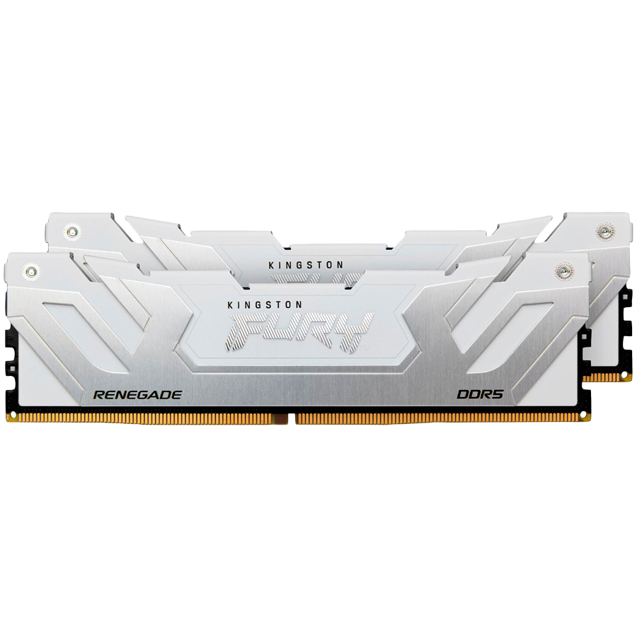 Kingston 48GB 8400MT/s DDR5 CL40 CUDIMM (Kit of 2) FURY Renegade White XMP, EAN: 740617346831 - Slika 2