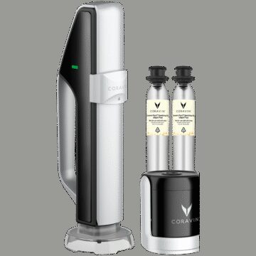 CORAVIN Sparkling Wine Preservation System - Black/Silver - new