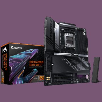 GIGABYTE Mainboard Desktop B850 AORUS ELITE WF7 (AM5, 4xDDR5, 1xDP, 1xHDMI, 2.5GLAN, WiFi7, BT5.4, 1x PCIe x16 5.0, 2xPCIe x16 supporting PCIe 3.0 x1, 3xM.2, 4xSATA3) ATX