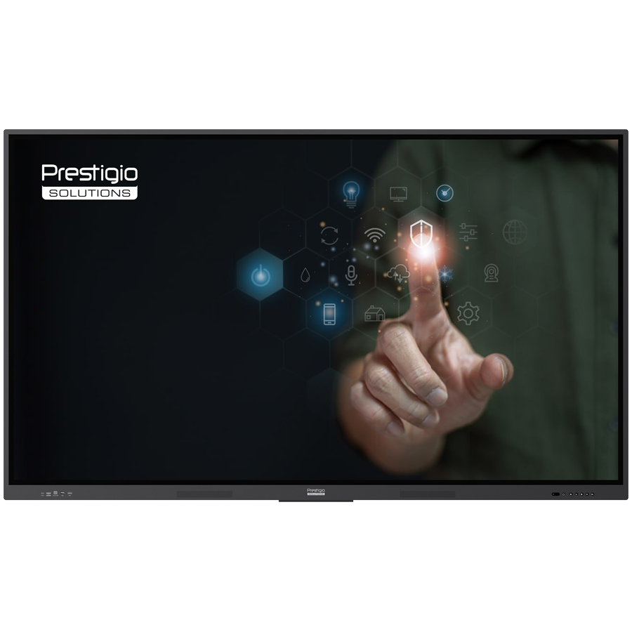PRESTIGIO SOLUTIONS Multiboard 65" Light Series UHD 4K, Android 13, Dual Wi-Fi, 40TP, touch pen