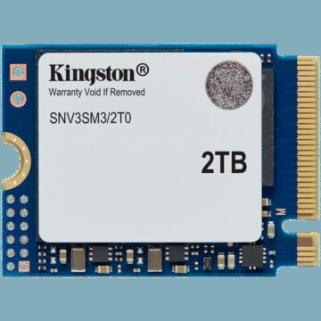 Kingston 2TB NV3 SSD M.2 2230 PCIe 4.0 NVMe, Read: 6,000/ Write: 5,000MB/s
