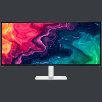 Monitor Dell 34 Plus S3425DW Curved, 3440x1440, WQHD, 120Hz, VA Antiglare, 21:9, 3000:1, 300 cd/m2, 5ms/3ms/1ms, AMD FreeSync Premium, 178/178,  2xHDMI, 2xUSB-C, 2xUSB-A, 2x 5W Speakers, Tilt, Slant, Height Adjust, 3Y