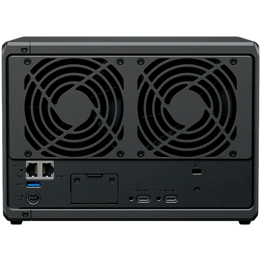 Synology DiskStation DS1525+ Tower, 5-Bays 3.5'' SATA HDD/SSD, 2 x M.2 2280 NVMe SSD slot, CPU AMD Ryzen V1500B 4-core 2.2 GHz, 8 GB DDR4 ECC SODIMM, 2x RJ-45 2.5 GbE LAN Port; 2x USB 3.2; 1 xUSB Type-C expansion port; 2.67 kg; 3yr warranty - Slika 4