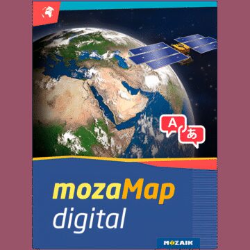 Multilingual Geographical Digital Atlas - Secondary School. 1year, 1device. 288 maps.