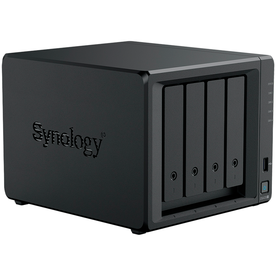 Synology DiskStation DS425+ Tower, 4-Bays 3.5'' SATA HDD/SSD, 2 x M.2 2280 NVMe SSD slot, CPU Intel Celeron J4125 4-core 2.0 GHz, 2 GB DDR4 non-ECC SODIMM, 1x RJ-45 2.5 GbE LAN, 1x RJ-45 1GbE LAN Port; 2x USB 3.2; 2.18 kg; 3yr warranty - Slika 6