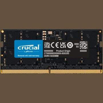 Crucial 32GB DDR5-5600 SODIMM CL46 (16Gbit) Tray