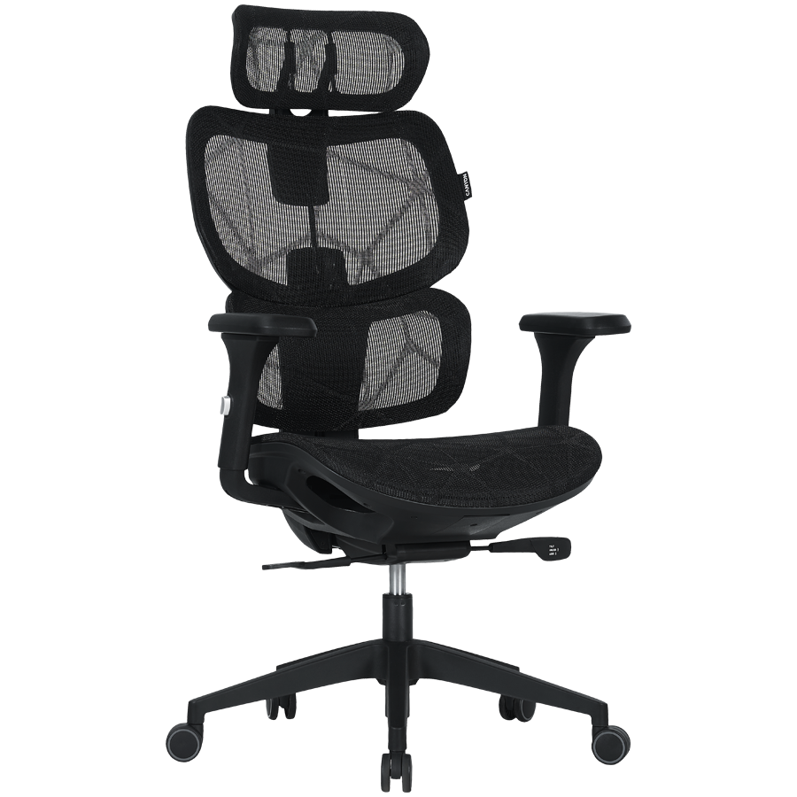 CANYON gaming chair Ventra MOCH01 Mesh Black - Slika 2