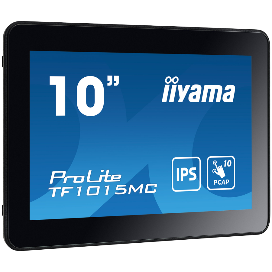 The ProLite TF1015MC (10.1 inch) uses PCAP touch technology and is built into an eye catching bezel with edge-to-edge glass. Equipped with a foam seal finish it supports seamless integration into kiosks and provides IP65 rating. - Slika 2