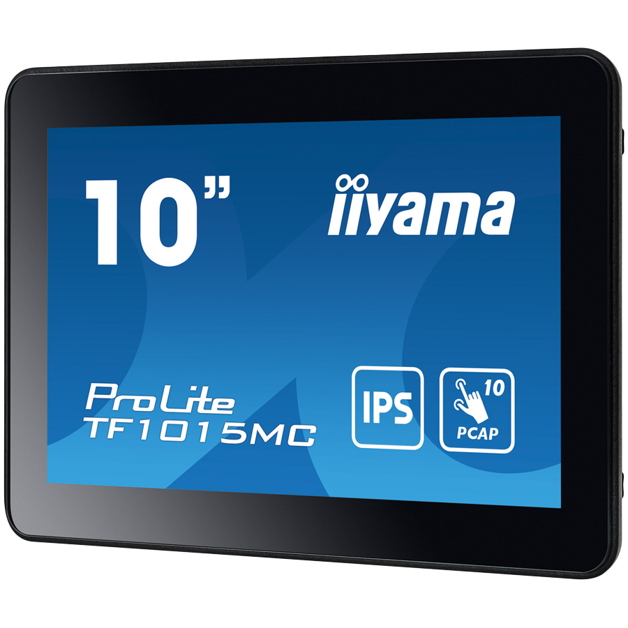 The ProLite TF1015MC (10.1 inch) uses PCAP touch technology and is built into an eye catching bezel with edge-to-edge glass. Equipped with a foam seal finish it supports seamless integration into kiosks and provides IP65 rating. - Slika 3