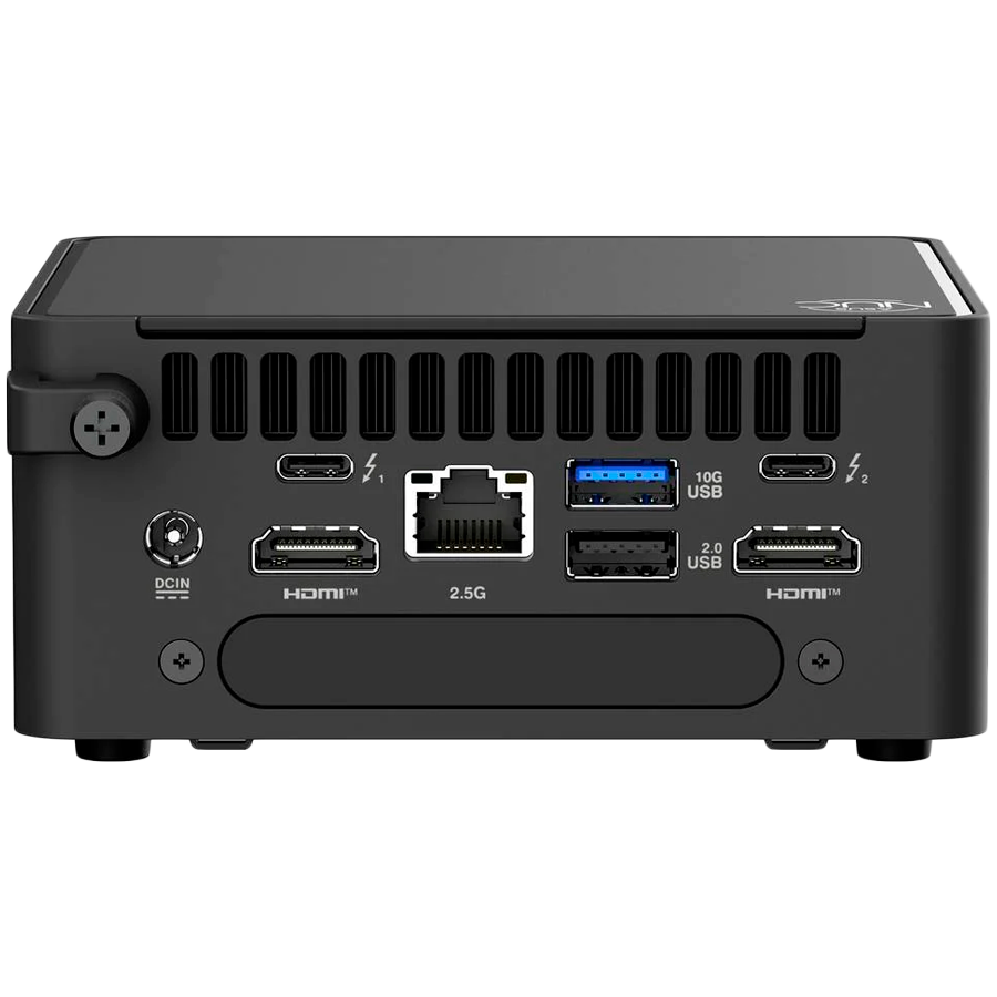 ASUS NUC 15 PRO/RNUC15CRHC500002/Core 5 210H 45W/Intel UHD graphics/no RAM/no Storage/Intel Wi-Fi 7 BE202/USB Total - 7/4 USB Type-A/3 USB Type-C (1x USB3.2 + 2x TB4)/2x HDMI 2.1/Support Displays - 4x 4K/no OS/EU Cord/Kit (L6)/Tall/EAN:4711387949931 - Slika 4