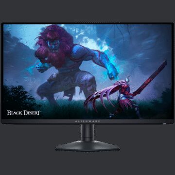 Monitor Alienware AW2725DF 27", 2560x1440, QHD, 360Hz, Anti-reflective, 16:9, 1000:1, 400 cd/m2, AMD FreeSync Premium Pro, 0.1ms/0.03ms, 178/178, 2xDP, HDMI, USB-C, USB-B, 3xUSB-A, Tilt, Swivel, Pivot, Height Adjust, 3Y