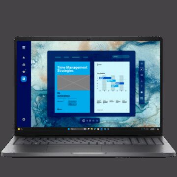 Dell Pro 16 (PC16255), 16" FHD+ (1920x1200) Touch, AMD Ryzen AI 7 PRO 350 (50 TOPS, 8C, up to 5.0GHz), 32GB (1x32GB) DDR5, M.2 512GB SSD, AMD Radeon 860M, WiFi, BT, HDMI, 2xTHB4 (DP/PD), 2xUSB3.2, RJ-45, FngPr, Backlit kb, Win11Pro, 3Y NBD