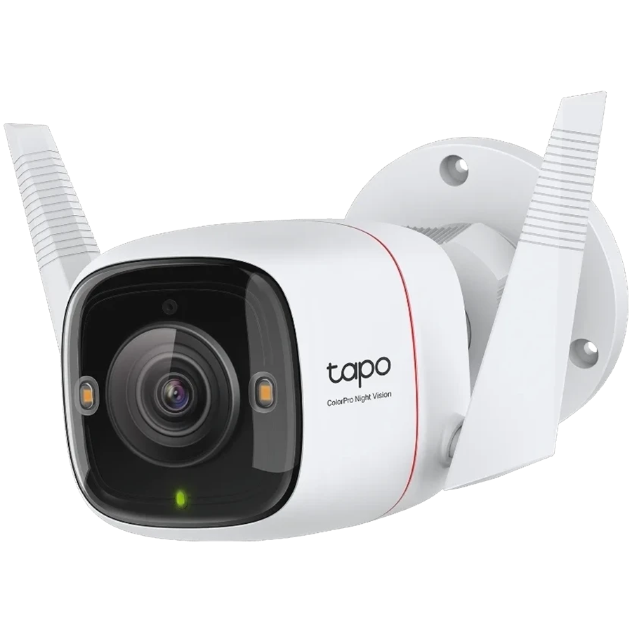 Outdoor Security Wi-Fi CameraSPEC: 2K QHD (2688x1520), F1.0, 2.4 GHz, 2T2R, 2 Г— External Antennas, 1 Г— Ethernet PortFEATURE: Night-Piercing Color Vision, Smart AI Detection and Notifications (motion, people, pets, cars, abnormal sound), Sound and