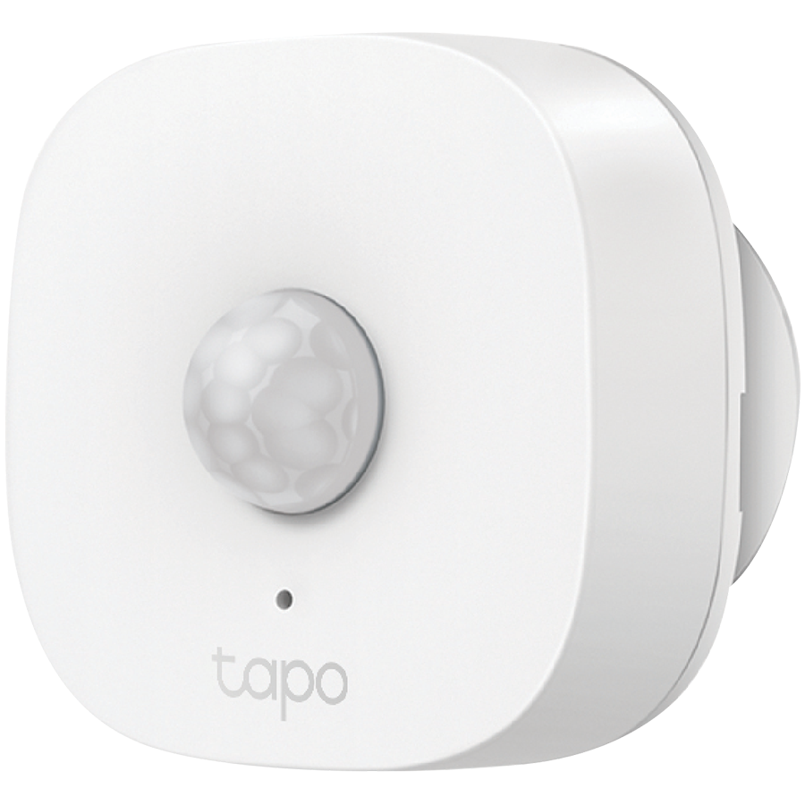 TP-Link Tapo T100 Smart Motion Sensor, 868 MHz, battery powered (1*CR2450), 120° / 5m detection range, Tapo smart app, Tapo IoT hub required, smart action, motion detection, magnetic mount, adjustable direction, battery included
