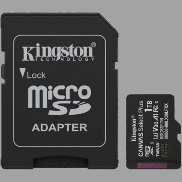 Kingston 1TB microSDXC Canvas Select Plus Gen3 150MB/s A1 Card + Adapter