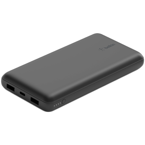 BELKIN 20K POWER BANK, USB-A & C 15W, BLACK - Slika 3