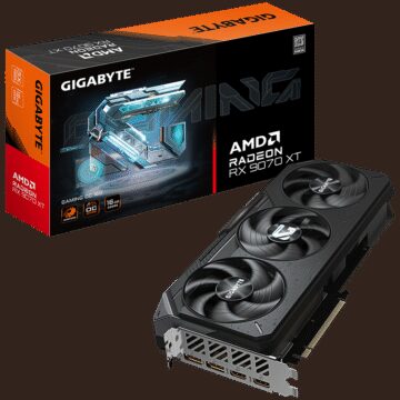 GIGABYTE Video Card AMD Radeon RX 9070 XT GAMING OC 16G, 16GB GDDR6, PCI-E 5.0, 2xDP, 2xHDMI