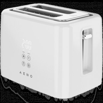 Electric Toaster, White, 220-240V, 50-60Hz, 780-930W, 2 slots, 3 modes, 7 browning levels