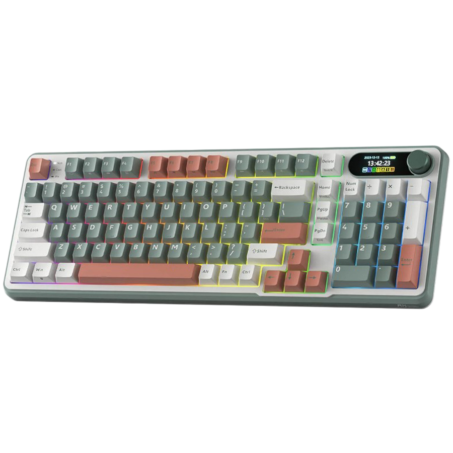 ROYAL KLUDGE RK-S98 Camping Green Gaming Keyboard Brown switch - Slika 2