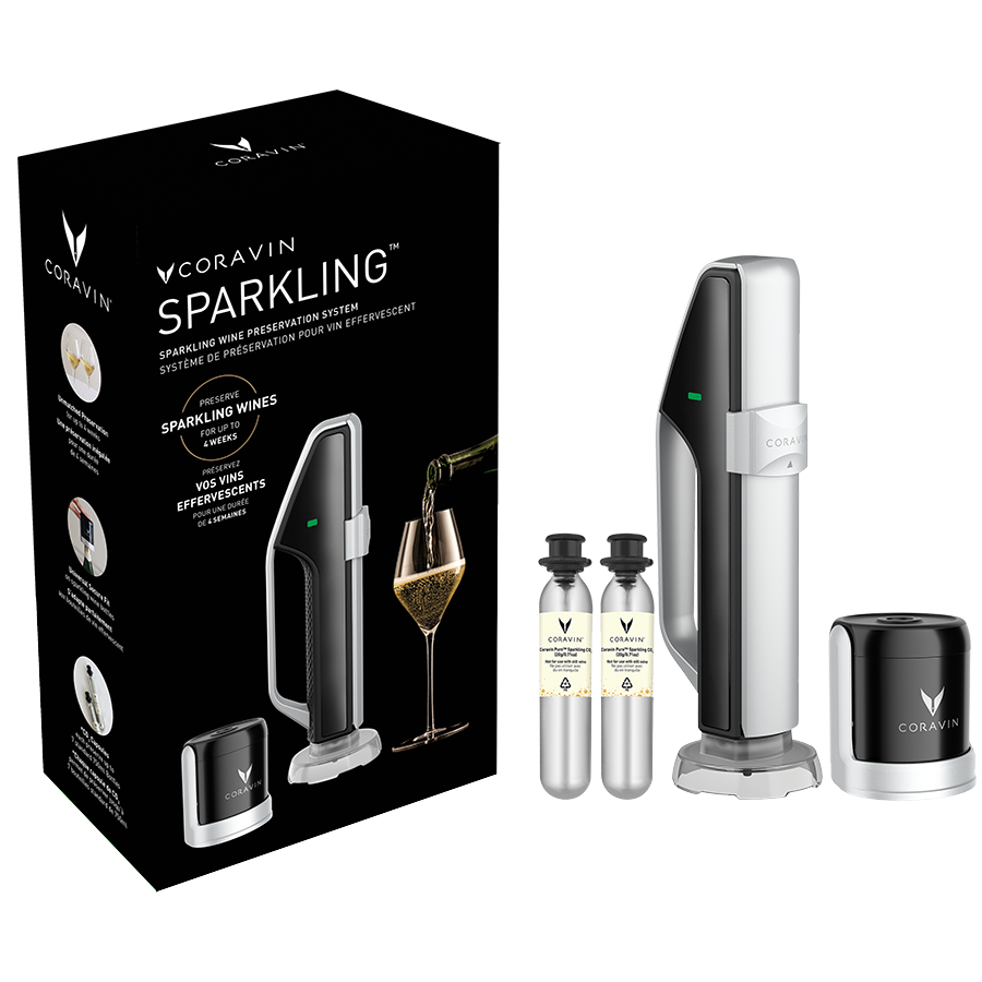 CORAVIN Sparkling Wine Preservation System - Black/Silver - new - Slika 12