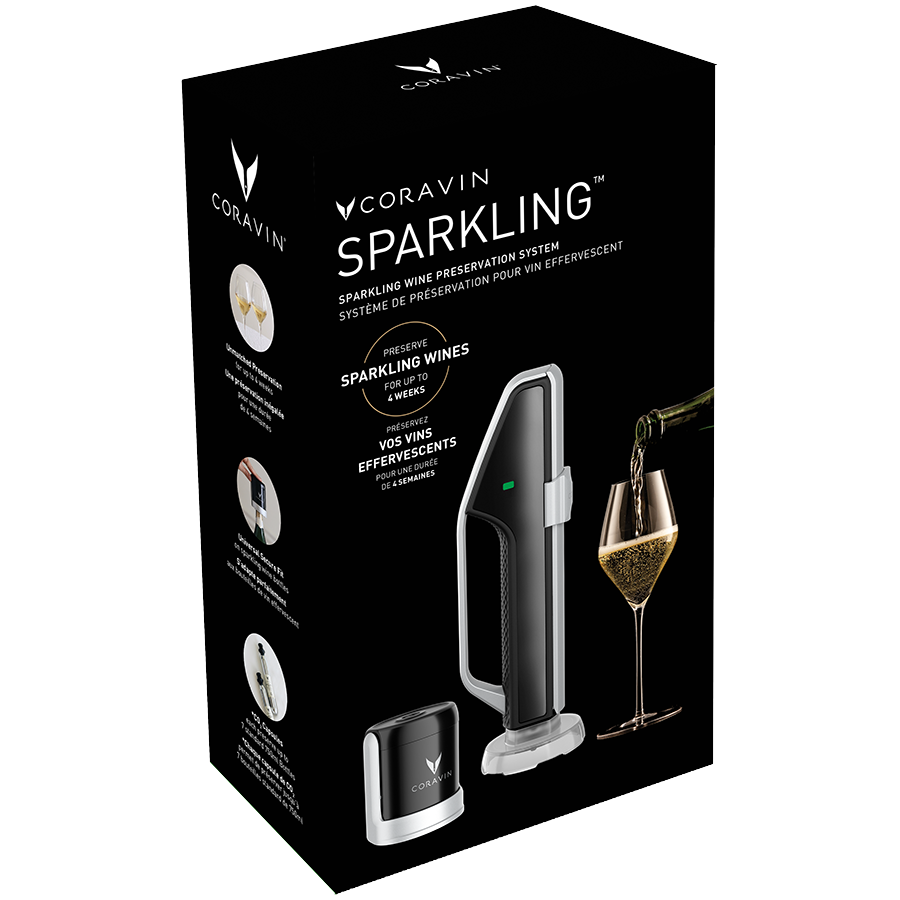CORAVIN Sparkling Wine Preservation System - Black/Silver - new - Slika 13