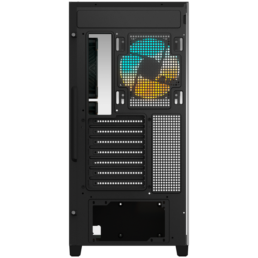 GIGABYTE PC Chasiss GB-C500P ST, C500 PANORAMIC STEALTH, ATX M/B and PSU, USB 3.2 Gen2 Type-C x1 USB 3.0 x2, Pre-installed ARGB fans 120mm x3, 120mm x1, H=501 W=235 D=430 mm - Slika 5