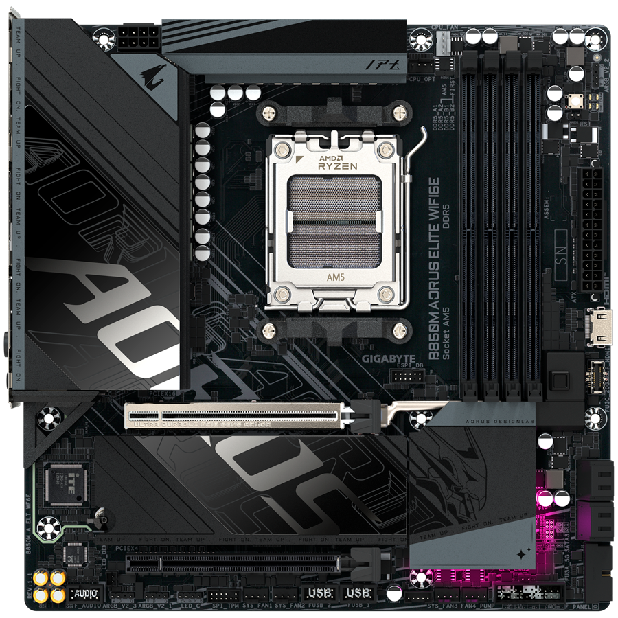 GIGABYTE B850M AORUS ELITE WIFI6E, AM5, 4xDDR5, mATX - Slika 2
