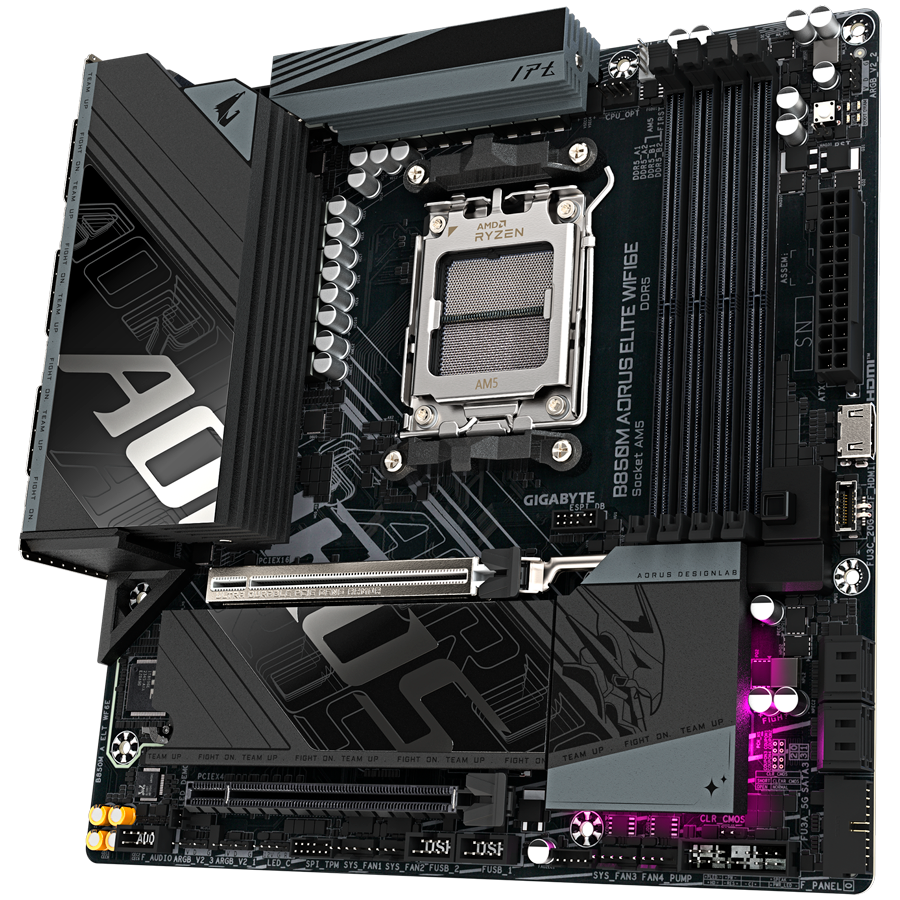 GIGABYTE B850M AORUS ELITE WIFI6E, AM5, 4xDDR5, mATX - Slika 3