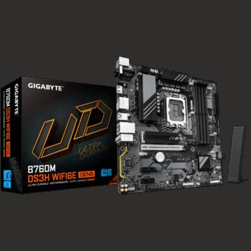 GIGABYTE B760M DS3H WF6E GEN5, s1700, 4x DDR5, mATX