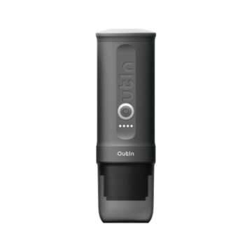 OUTIN Nano Espresso Machine, model OTEM-01, color Space Grey