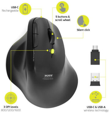 Port miš ERFO SOFT BT+WL