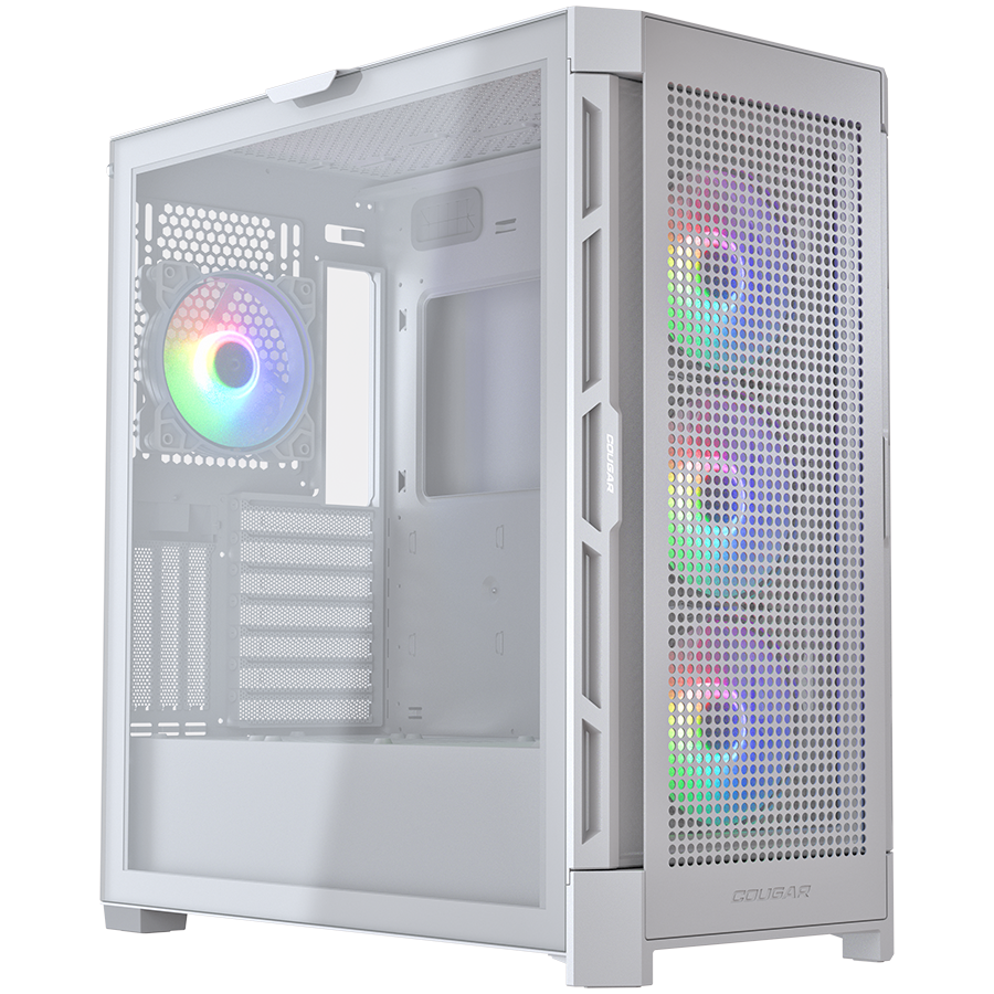 COUGAR AIRFACE PRO RGB PC Case, Mid Tower, White - Slika 2