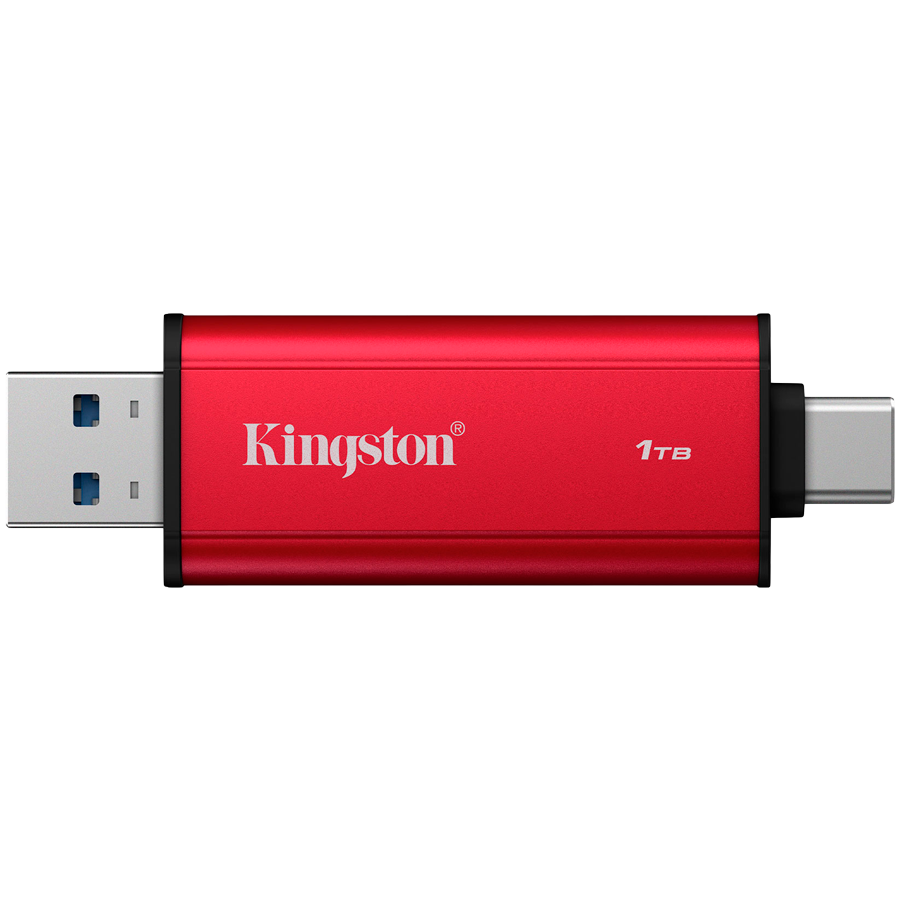 Kingston 1TB Dual USB-A/C Portable SSD, Up to 1050MB/s USB 3.2 Gen 2 - Slika 2