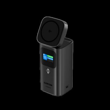CANYON Qi2 magnetic power bank OnPower 150 15000mAh Aluminium Dark grey