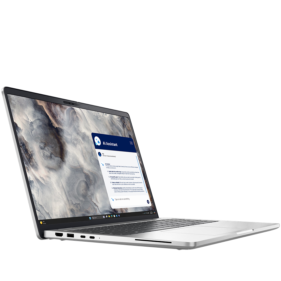 Dell Pro 16 Plus (PB16250), 16" FHD+ (1920x1200), non-Touch, Intel Core Ultra 7 268V (48 TOPS, 8C, 5.0GHz), 32GB DDR5, M.2 512GB SSD, Intel Integrated, Wi-Fi, BT, HDMI, THB4 (DP/PD), USB-C (DP/PD), 2xUSB-A, Smt CR, FngPr, Backlit kb, Ubuntu,3Y PS NBD - Slika 2