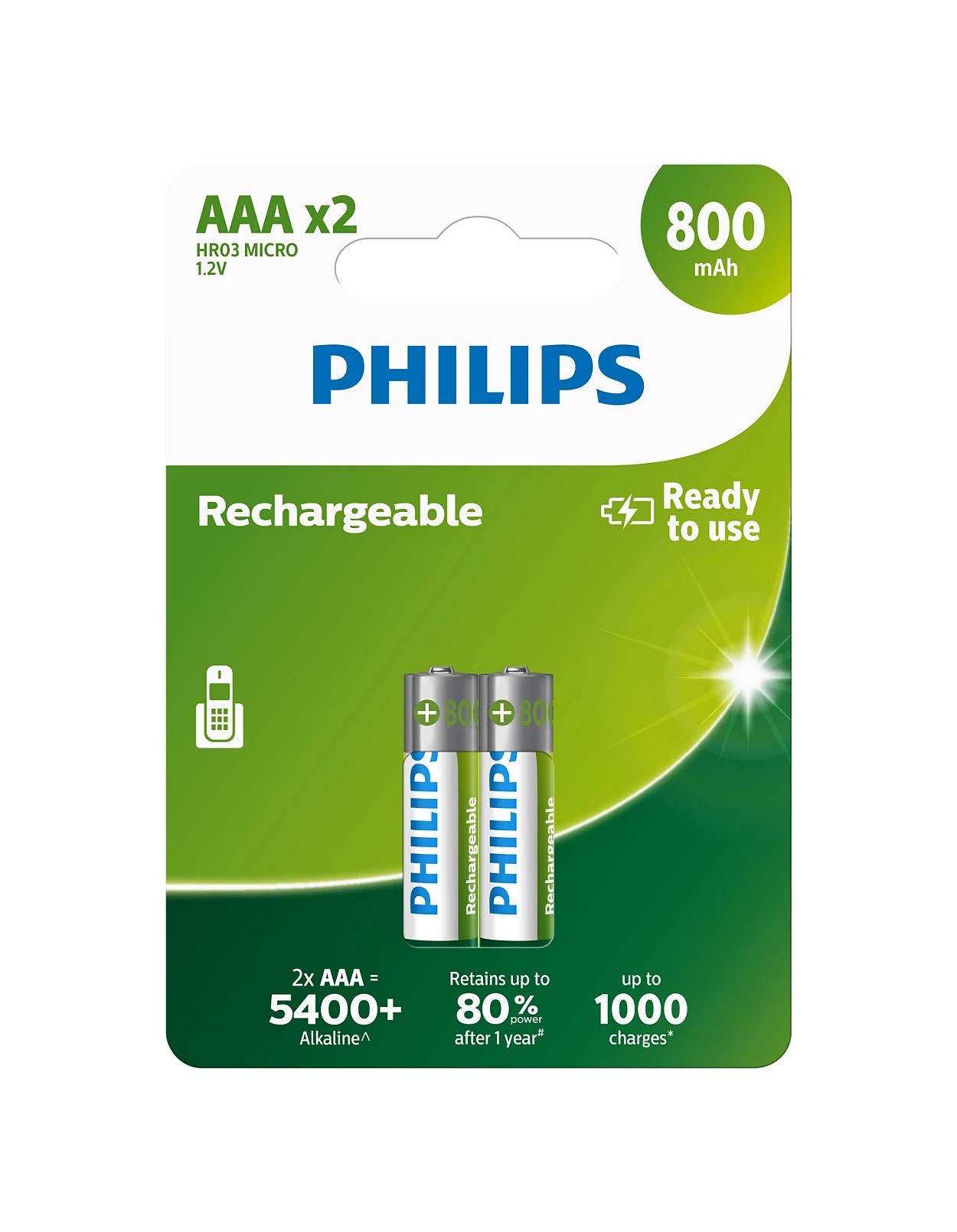Philips punjive baterije AAA