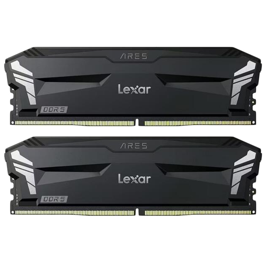 Lexar Ares 32GB DDR5 6000MHz (2x16GB KIT) CL30 DIMM, 1.35V, heatsink, Non-RGB, Black