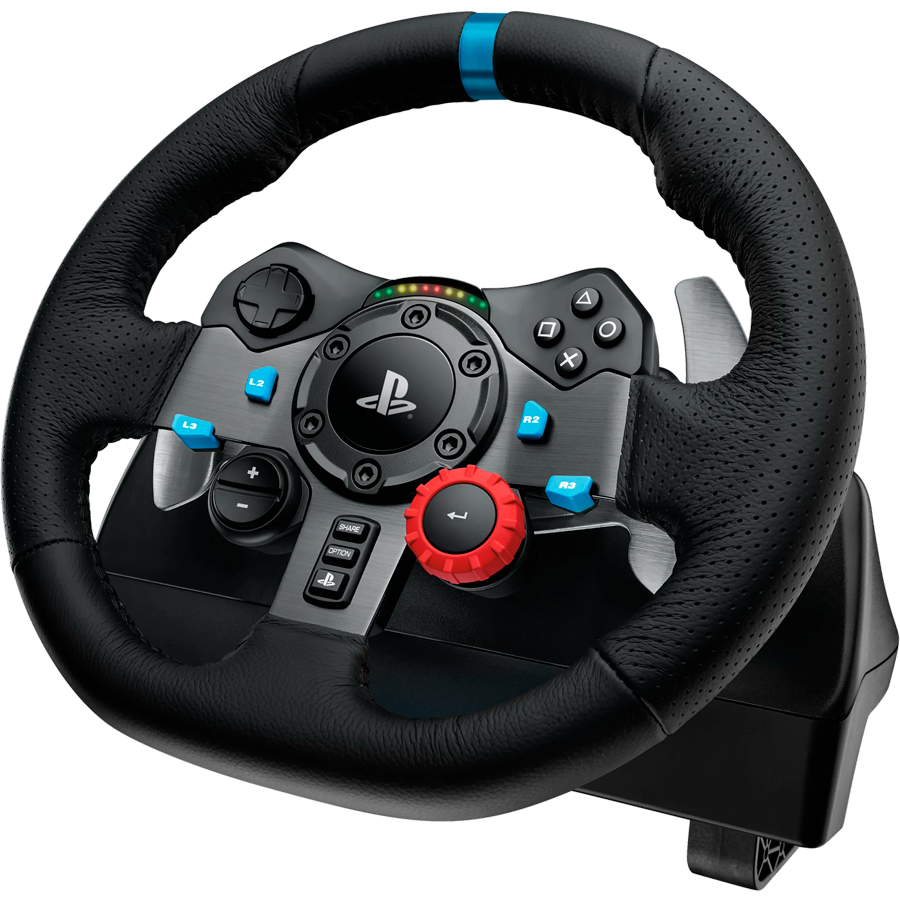 LOGITECH G29 Driving Force Racing Wheel for PlayStation5 and PlayStation4 - BLACK - USB - PLUGCG - WWi-9006 - WHEEL - Slika 2
