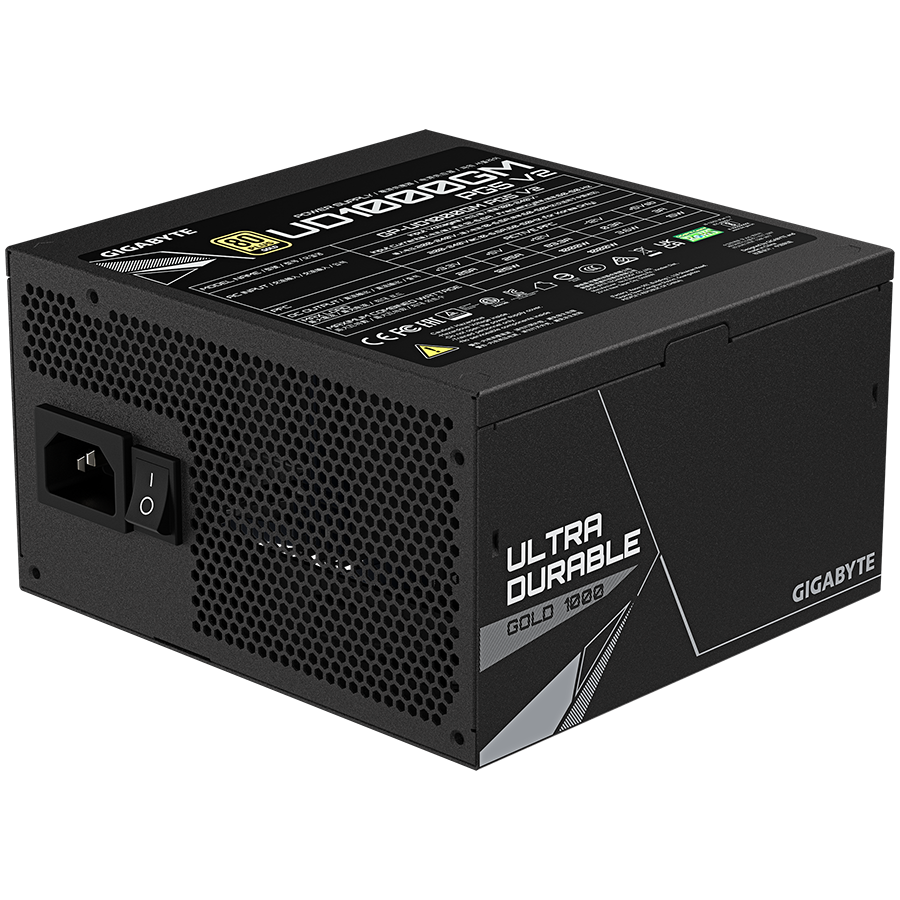 GIGABYTE UD1000GM PG5 V2 ICE, 1000W, White, 80 PLUS Gold, ATX 3.1, Fully Modular - Slika 5