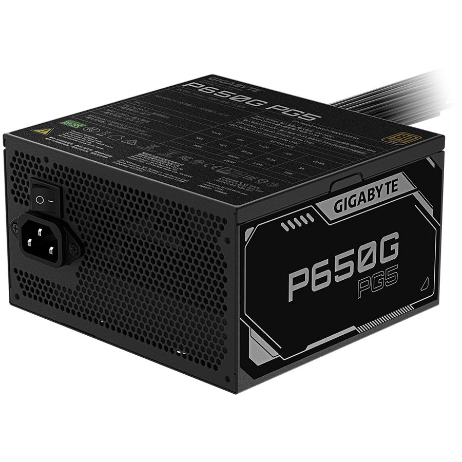 GIGABYTE P650G PG5, Power Supply 650W, 80 PLUS Gold, ATX 3.1, PCIe Gen 5.1 ready - Slika 4
