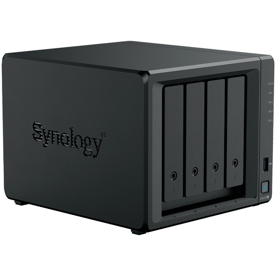 Synology DiskStation DS425+ Tower, 4-Bays 3.5'' SATA HDD/SSD, 2 x M.2 2280 NVMe SSD slot, CPU Intel Celeron J4125 4-core 2.0 GHz, 2 GB DDR4 non-ECC SODIMM, 1x RJ-45 2.5 GbE LAN, 1x RJ-45 1GbE LAN Port; 2x USB 3.2; 2.18 kg; 3yr warranty - Slika 11