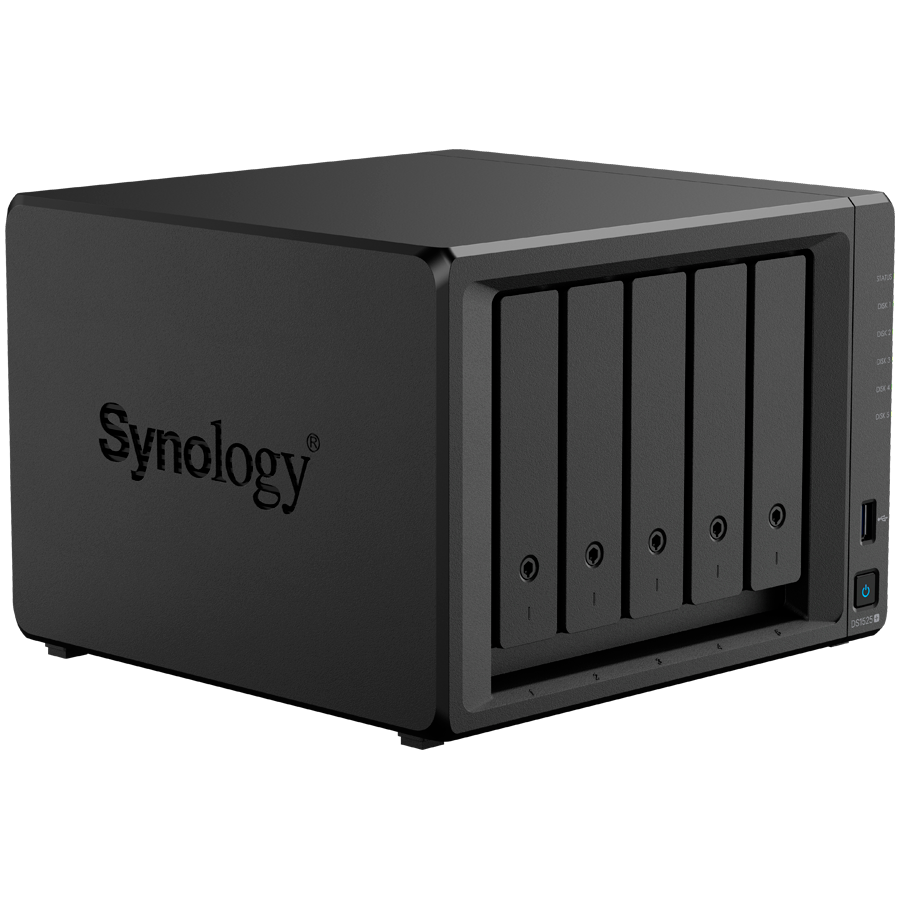 Synology DiskStation DS1525+ Tower, 5-Bays 3.5'' SATA HDD/SSD, 2 x M.2 2280 NVMe SSD slot, CPU AMD Ryzen V1500B 4-core 2.2 GHz, 8 GB DDR4 ECC SODIMM, 2x RJ-45 2.5 GbE LAN Port; 2x USB 3.2; 1 xUSB Type-C expansion port; 2.67 kg; 3yr warranty - Slika 11