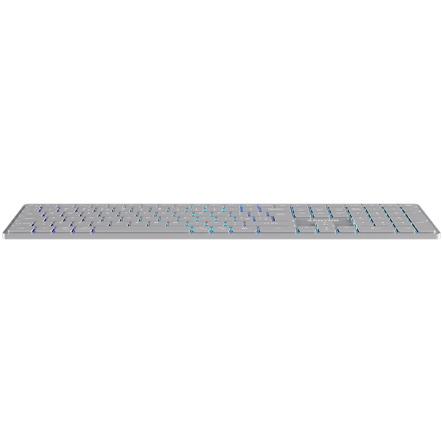 CANYON keyboard HKB-W11 UK/US RGB Dual Mode Wireless Grey - Slika 3