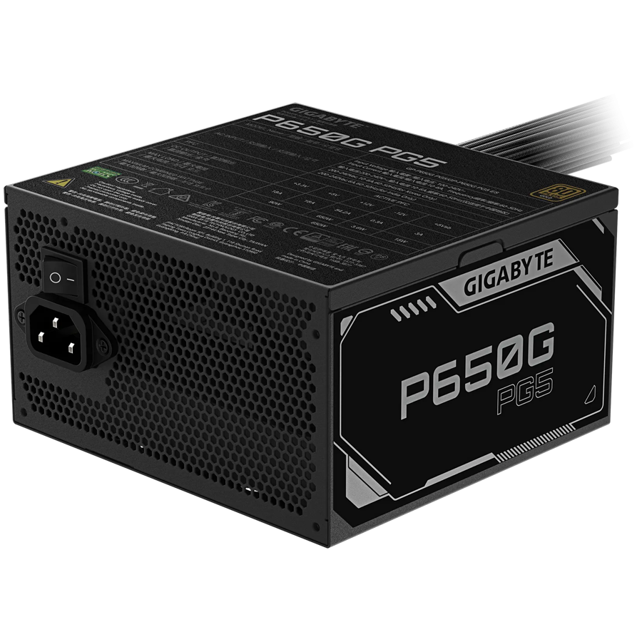 GIGABYTE P650G PG5, Power Supply 650W, 80 PLUS Gold, ATX 3.1, PCIe Gen 5.1 ready - Slika 8